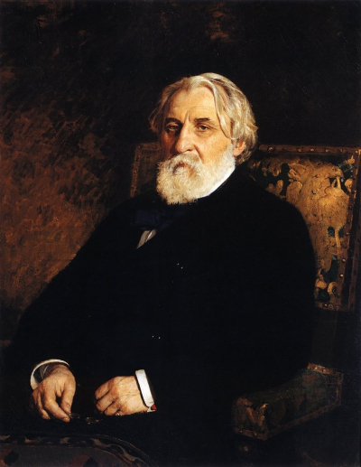 «Портрет писателя Тургенева И.С.». И.Ф. Репина. 1874 г.