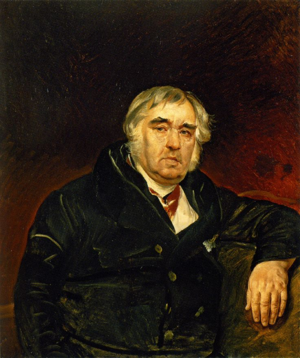 «Портрет баснописца И.А. Крылова». К.П. Брюллов. 1839 г.