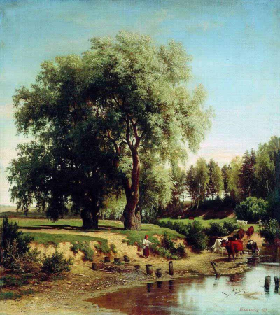 «Пейзаж». Каменев Л.Л. 1868 г.