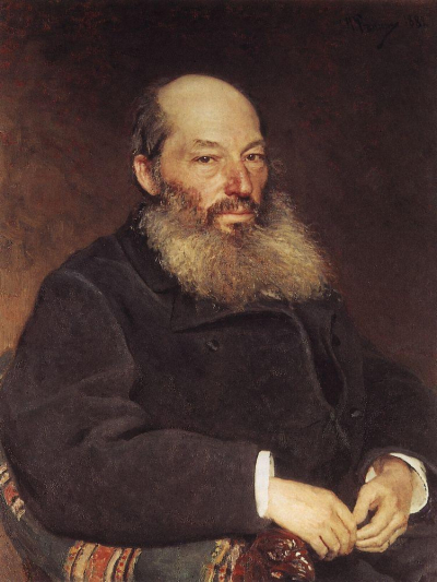 «Портрет поэта Фета А.А.». И.Ф. Репина. 1882 г.