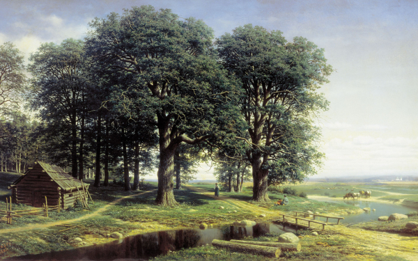 «Дубовая роща». М.К. Клодт фон Юргенсбург. 1863г.