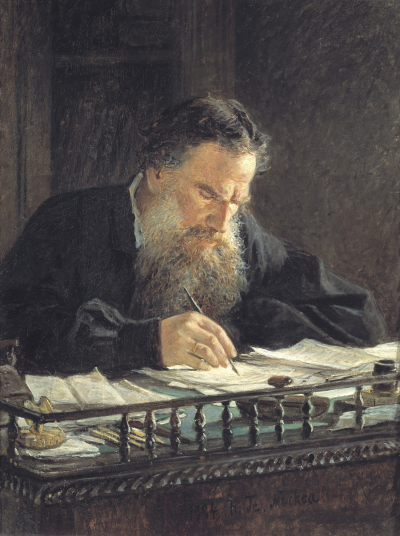 «Портрет писателя Толстого Л.Н.». Н.Н. Ге. 1884 г.
