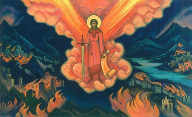 Н.К.Рерих. Ангел последний. 1942 г.