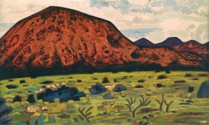 Рерих Н.К. санта-фе. нью-мексико. красные горы. 1921.