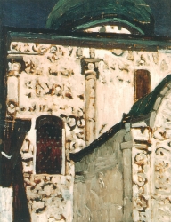 Рерих Н.К. Юрьев-польский  (фрагмент храма).1903..