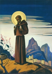 Рерих Н.К. святой франциск-асизский. 1932.