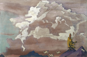 Рерих Н.К. Белые кони. 1925.