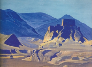 Рерих Н.К. горный пейзаж. 1925.
