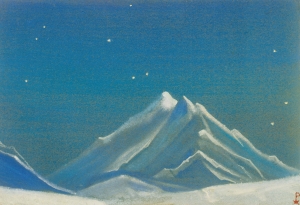 Рерих Н.К. ночь. эверест. 1938.