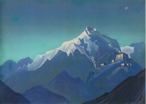 Рерих Н.К. Тибет. монастырь. 1944.
