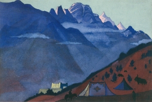 Рерих Н.К. тибетский стан. Кейланг. 1932.