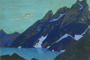 Рерих Н.К. озеро нагов. кашмир. 1937.