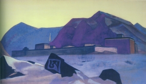 Рерих Н.К. монастырь шаругён. тибет. 1932.
