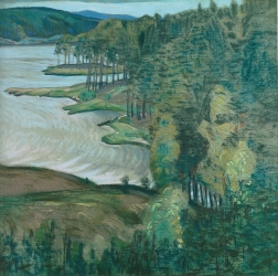 Рерих Н.К. Северный пейзаж. Финляндия. 1907.
