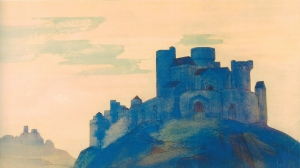 Рерих Н.К. замок (эскиз картины 