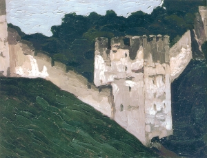 Рерих Н.К. печоры. монастырские стены и башни. 1903.