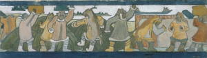 Рерих Н.К. Север (эскиз для декоративного фриза). 1904.